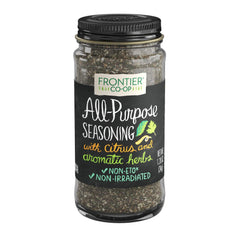 Frontier Co-op all-purpose seasoning bottle with salt-free flavor boost for cooking
