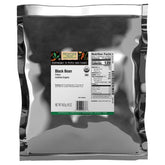 Frontier Co-op Black Bean Flakes in a resealable bag, ideal for soups and thickening