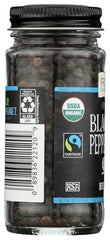 Frontier Co-op peppercorns in a grinder deliver fresh heat and aroma