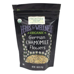 Frontier Co-op chamomile flowers whole bag 1.66oz natural calming tea ingredient
