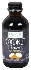 Frontier Co-op Coconut Flavor bottle showing tropical aroma for baking.