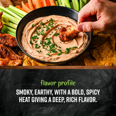 Frontier Co-op Ground Chipotle measuring spoon ready for cooking.