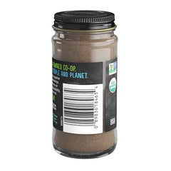 Frontier Co-op ground coriander seed pour bottle enhances spice blends and marinades.