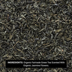Frontier Co-op Jasmine Green Tea features kosher label, ensuring dietary compatibility for many households.