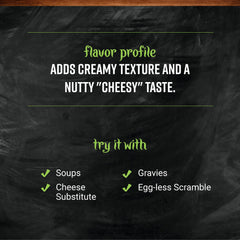 Frontier Co-op nooch on pasta enhances umami with a parmesan-like finish.