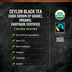 Frontier Co-op organic Ceylon black tea bulk bag for value and convenience