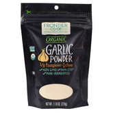 Frontier Co-op Organic Garlic Powder bottle ready to season savory dishes