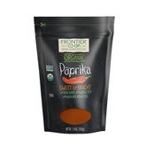 Frontier Co-op Organic Ground Paprika 7.16 oz bag in pantry, ready to use.