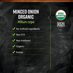 Frontier Co-op organic minced onion enhances sauces and marinades with depth.