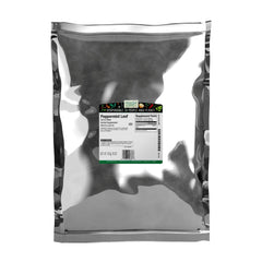 Frontier Co-op peppermint leaf cut and sifted bulk for tea blends.