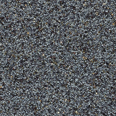 Frontier Co-op poppy seeds blue-black closeup shows vibrant color for pastries.
