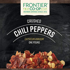 Frontier Co-op Red Chili Flakes crushed pepper deliver bold kick for sauces