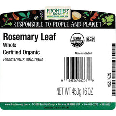 Frontier Co-op rosemary-leaf-loose-pile ready for seasoning and grinding as needed.