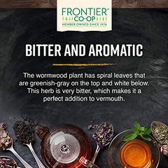 Frontier Co-op organic Kosher wormwood for clean ingredient sourcing