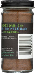Frontier Garam Masala bottle pour showcases warm aroma ideal for curries.