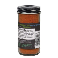Frontier Herb Organic Ground Cayenne Pepper packaging on a spice rack for everyday cooking.
