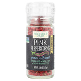 Frontier Co-op Peppercorn Pink packaging highlights premium spice for flavorful meals.