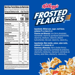 Pouring Frosted Flakes into a bowl for a crunchy morning