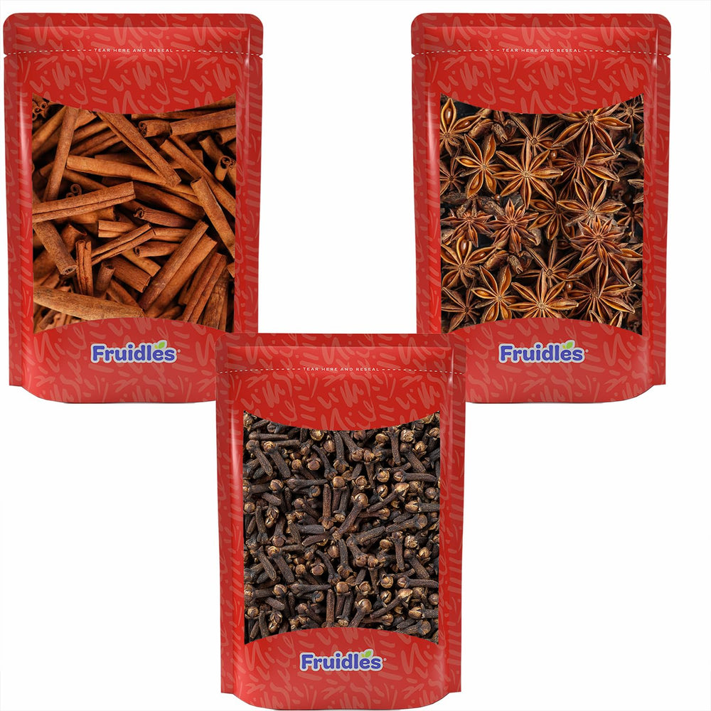 Fruidles cinnamon sticks 3-pack bundle for baking and warm beverages.