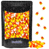 Fruidles Halloween Candy Corn Treats bag shot, convenient nut-free snack.