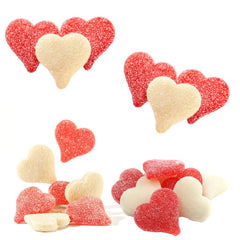 Fruidles Sanded Gummi Hearts flavor collection highlights fresh fruit taste.