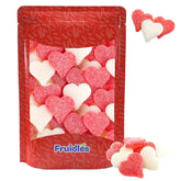 Fruidles Sanded Gummi Hearts pack front view for allergy-friendly snacking.