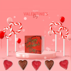 Fruidles Valentine gift box chocolates ideal for sharing