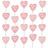 Fruidles Kiss Me heart lollipop; a romantic gift idea.