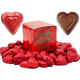 Fruidles Valentine milk chocolate hearts for gifting and party fun