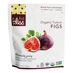 Fruit Bliss Organic Turkish Figs 5 Oz pack for easy snacking