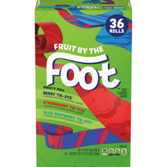Fruit by the Foot color by the foot packaging highlights vibrant flavors without artificial additives