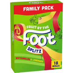 Fruit by the Foot Splitz Watermelon strip close-up showing chewy texture for kids