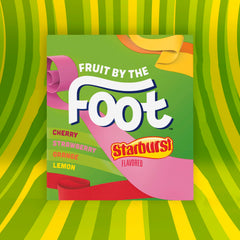 Fruit by the Foot Starburst Variety Pack lemon pouch vibrant, convenient snacking option.