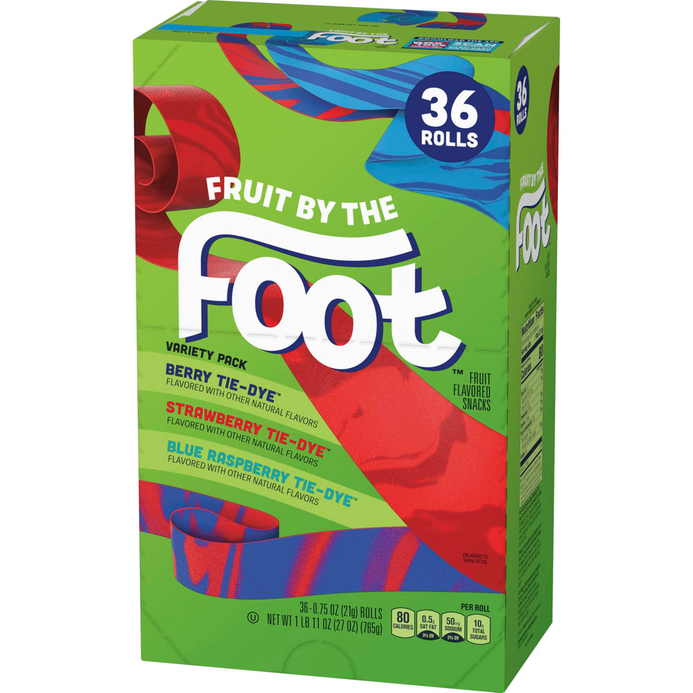 Fruit by the Foot strawberry-berry tie-dye roll is a kid-friendly lunchbox snack