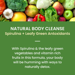 Fruniti Super Greens Smoothie Mix greens and spirulina visible