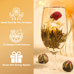 FullChea artisanal tea flowers handmade by tea artists delivering fresh aroma