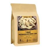 FullChea astragalus root tea packaging highlights premium, caffeine-free herbal blend for everyday enjoyment.