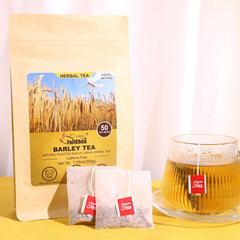 Brewing FullChea barley tea yields a smooth, mild cup.