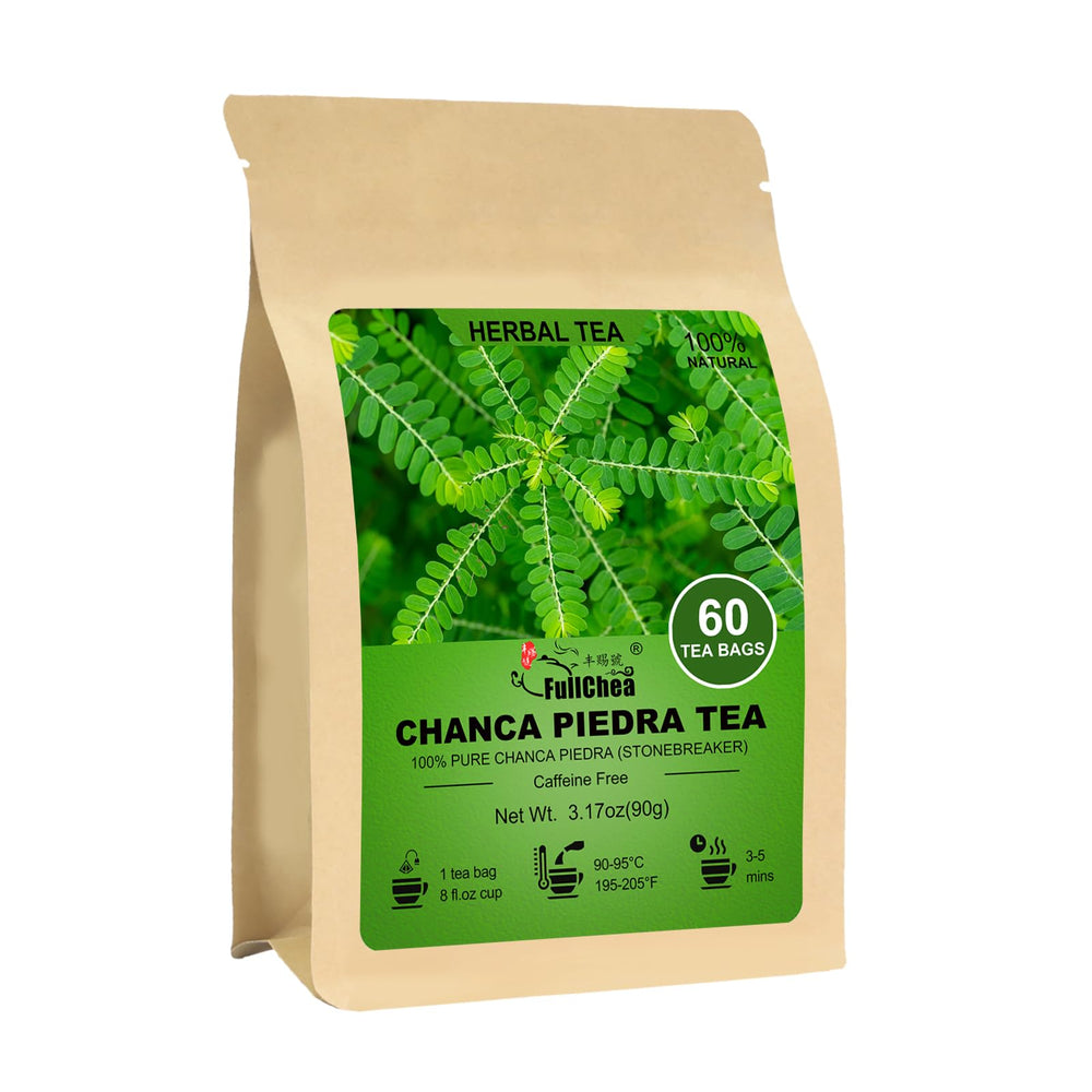 FullChea Chanca Piedra Tea box and teabags for daily wellness ritual.