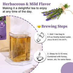 FullChea hyssop tea bags sealed pouch emphasizing freshness and non-GMO assurance.