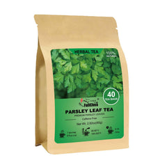 FullChea parsley tea bags pack in resealable pouch for fresh flavor and easy storage.