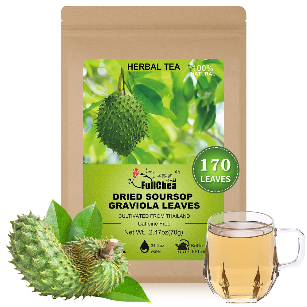 FullChea soursop leaves tea loose leaves for a soothing herbal infusion