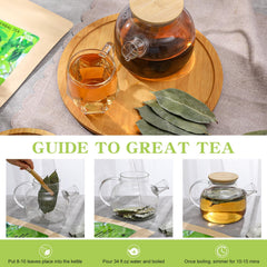 FullChea soursop tea poured with honey and lemon for a comforting cup