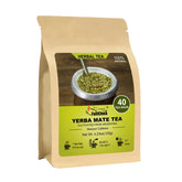 FullChea Yerba Mate tea bag front view for steady energy in mornings.