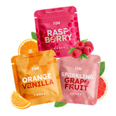 FÜM citrus cores orange-vanilla close-up highlighting vibrant flavor for mindful snacking