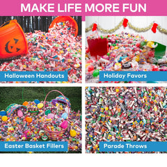 Fun Express Halloween candy bulk setup for trick-or-treat and party favors
