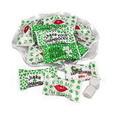 Fun Express Irish Buttermints with festive green wrappers for St. Patrick's Day decor and favors