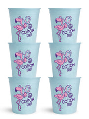 Fun Sweets blue cotton candy 6-pack ready for party buffets and displays.