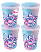 Fun Sweets Cotton Candy blue raspberry tub – fluffy texture for party treats.