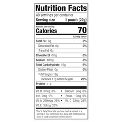 Funables Mixed Berry Fruity Snacks strawberry pouch, perfect for on-the-go snacking.